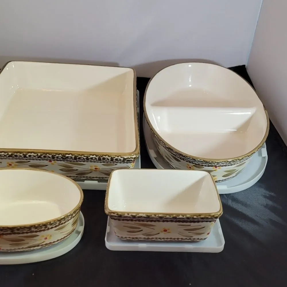 BRAND NEW TEMP-TATIONS PRESENTABLE OVENWARE BY TORA